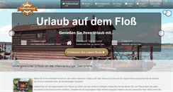 Desktop Screenshot of flossbooturlaub.de